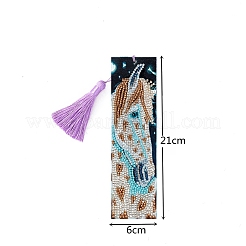 DIY-Diamantmalerei-Lesezeichen mit Quastenanhänger-Kits&nbsp;PW-WGDB986-01