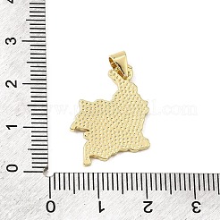 Pendentifs d'émail en laiton &nbsp;KK-CBACA9B-05G