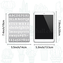 Metallstanzschablonen aus Edelstahl&nbsp;DIY-WH0289-106