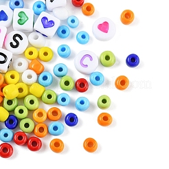 Bausatz für DIY-Buchstaben- und Saatperlen-Schmucksets&nbsp;DIY-YW0005-21
