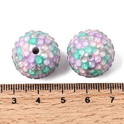 Perles de strass opaques en acrylique et résine&nbsp;OACR-G062-02A