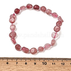 Natürliche Erdbeerquarz Perlen Armbänder&nbsp;GG-CBA05D5-02A-03A