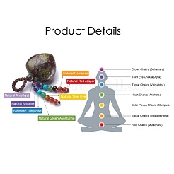 Ornements suspendus chakra&nbsp;HJEW-K032-08K