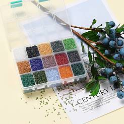 Fgb 375g 15 Farben 12/0 Güteklasse A runde Glasperlen&nbsp;SEED-JP0011-01-2mm