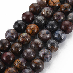 Brins de perles de pietersite naturelles, ronde, 10mm, Trou: 1mm, Environ 40 pcs/chapelet, 15.7 pouce