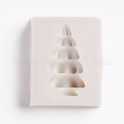 Food Grade Silicone Molds, Fondant Molds, For DIY Cake Decoration, Chocolate, Candy, UV Resin & Epoxy Resin Jewelry Making, Tree, Gainsboro, 68x55x21mm, Tree: 54x29mm