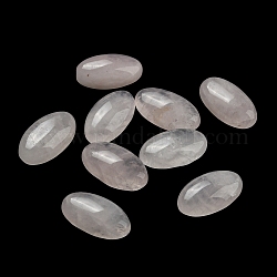 Natürliche Rosenkristall-Cabochons, Reis, 13.5~14x7.5~8x3.5~4 mm