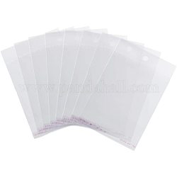 Pandahall elite alrededor de 400 piezas bolsas de plástico transparente 14x9 cm papel de regalo de granos de café de caramelo resellable
