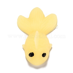 Мягкая игрушка для снятия стресса в форме золотой рыбки, забавная сенсорная игрушка непоседа, для снятия стресса и тревожности, желтые, 60x37x17 мм