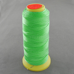 Fil à coudre de nylon, lime green, 0.8mm, environ 300 m / bibone 