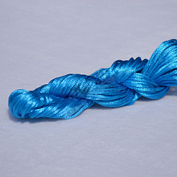Polyesterfaden, Deep-Sky-blau, 2 mm, ca. 10 m / Bündel
