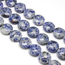 Perles de jaspe rondes et rondes, 20x7~9mm, Trou: 1mm, Environ 20 pcs/chapelet, 15.74 pouce