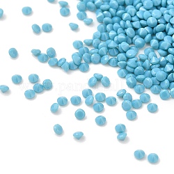 Zirkonia Cabochons, facettierte Diamant, Deep-Sky-blau, 1x1 mm