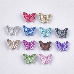Cabochons in resina, farfalla, colore misto, 11x14x4mm