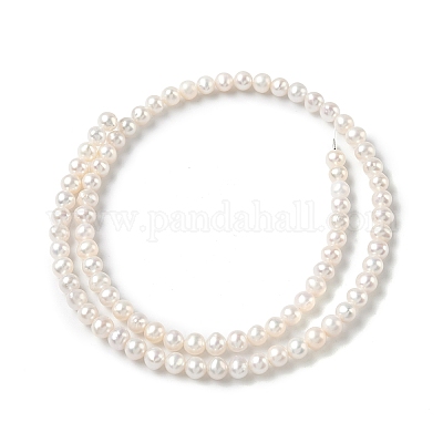 Lot De 3 Fils De Perles Cultivées Eau Douce – Blanches 10mm – Longueur 40cm