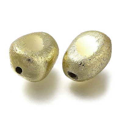 Perles en plastique ccb avec placage UV&nbsp;CCB-D008-05G-1