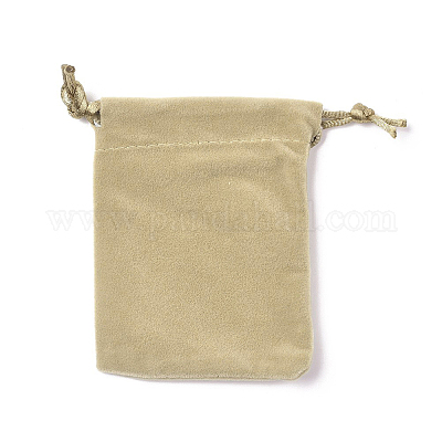 Sacs de bijoux de velours rectangle&nbsp;LS-TP-O004-B-03-1