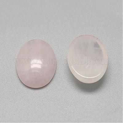 Rosa naturale cabochon di quarzo&nbsp;G-R415-13x18-48-1