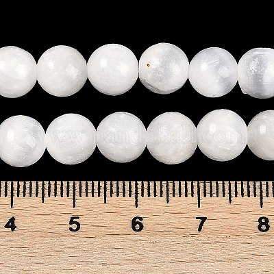 Natürliche Selenitperlenstränge&nbsp;X-G-G167-A02-01-1