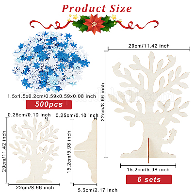 3D foam stickers - Silver snowflakes