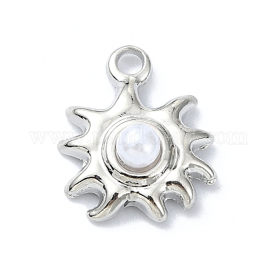 Lega con pendenti di perle in abs&nbsp;PALLOY-S188-02P-1