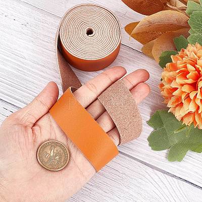GORGECRAFT 2 Yards 12mm Fold Flat Braided Genuine Leather Strap Cord  Leather String Lace Strips Braiding String Roll for Jewelry Making DIY  Craft