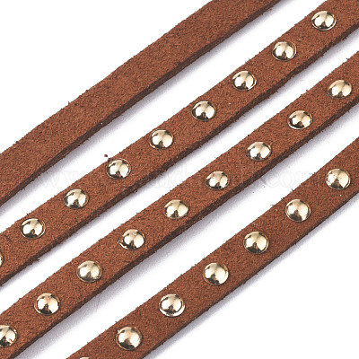 Buy Faux Suede Cord - 5mm - Brown at wholesale prices