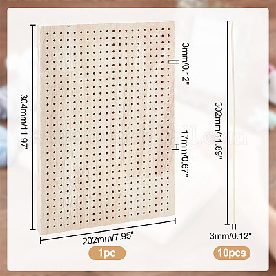 Wooden Squares Blocking Board W/Needles for Knitting Crochet Handcrafted  Kits