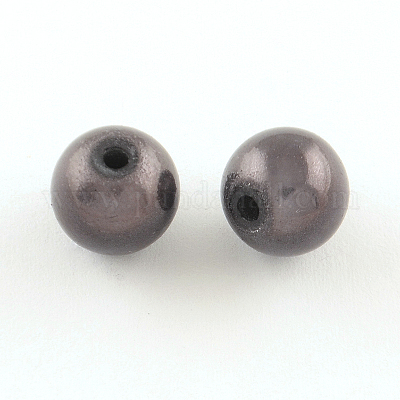 Perles acryliques laquées&nbsp;MACR-Q154-12mm-N05-1