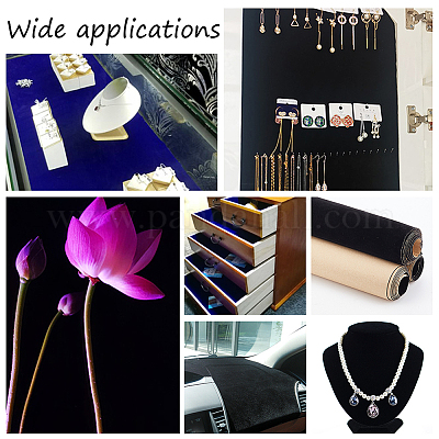 Shop BENECREAT 3Pcs Self Adhesive Velvet Fabric for Jewelry Making -  PandaHall Selected