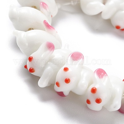 Perles vernissées manuelles&nbsp;LAMP-F020-21-1