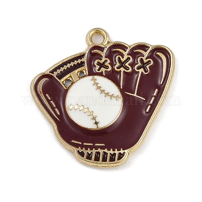 Pendentifs d'émail en alliage&nbsp;ENAM-D061-02D-1