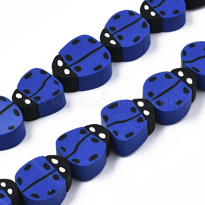 Chapelets de perle en pâte polymère manuel&nbsp;CLAY-N011-43B-02-1