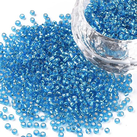 Perline di semi di vetro rotonde di grado 12/0 SEED-Q007-F45-1