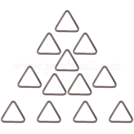 12 pz anelli di collegamento in ferro triangolari&nbsp;IFIN-CP0002-96B-1