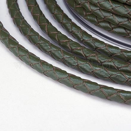 Braided Leather Cord WL-E025-5mm-A05-1