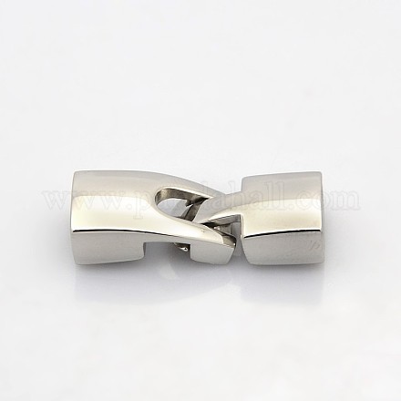 304 Stainless Steel Snap Lock Clasps STAS-N043-01-1
