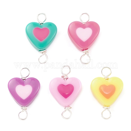 Charms connettore in resina opaca PALLOY-JF02247-02-1