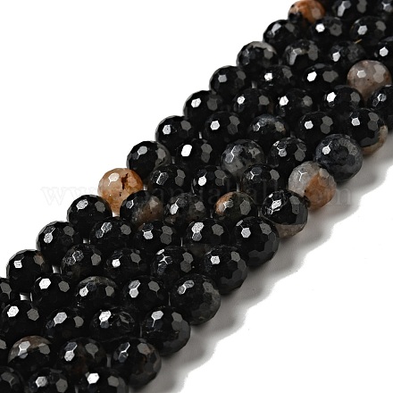 Chapelets de perles en tourmaline naturelle G-P476-02C-03-1