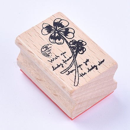 Wooden Stamps AJEW-WH0085-A05-1