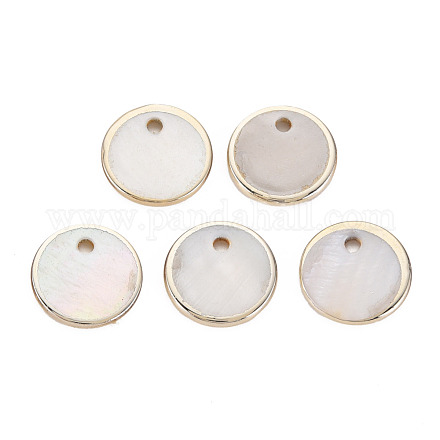 Natural Freshwater Shell Charms SHEL-T018-31A-1