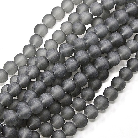 Chapelets de perles en verre transparent GLAA-S031-14mm-12-1