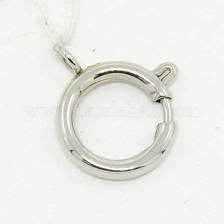 304 Stainless Steel Spring Ring Clasps STAS-O040-A-04-1