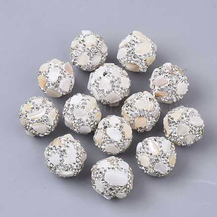 Perles de strass en cristal d'argile polymère RB-S055-23N-1