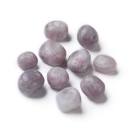 Perles de jade lilas naturelles G-O184-31-1