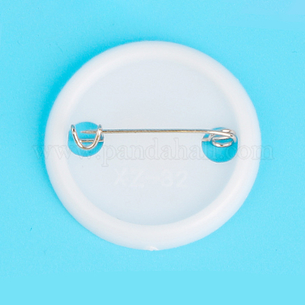 Plastic Safety Brooch Findings ZXFQ-PW0001-004B-1