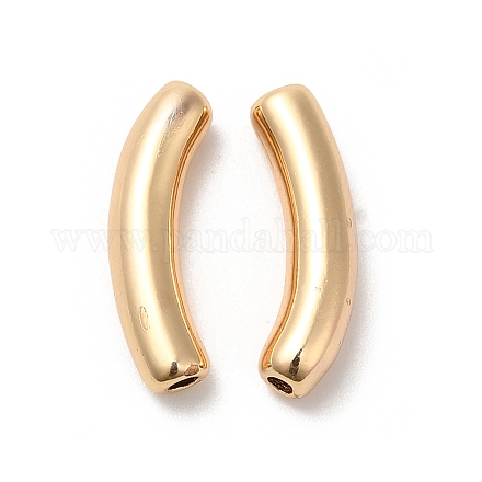 Brass Tube Beads KK-B074-28G-1