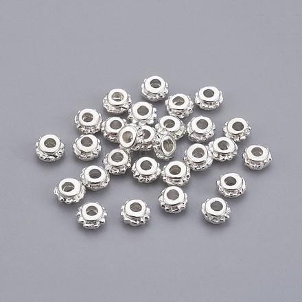 Perline in lega stile tibetano TIBEB-N005-11S-RS-1