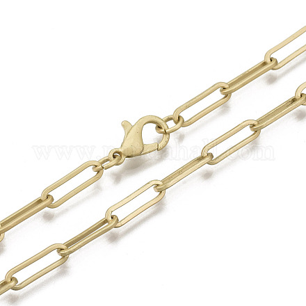 Brass Paperclip Chains MAK-S072-14B-MG-1