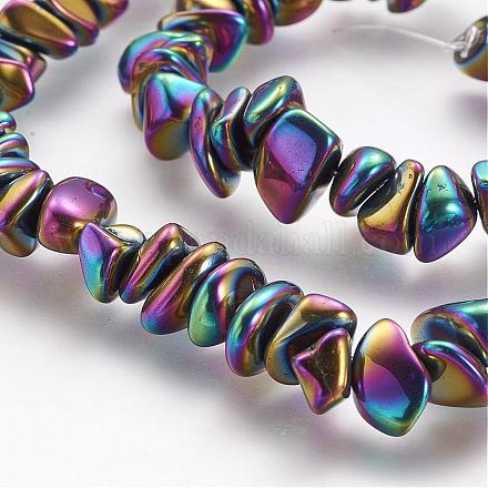 Non-magnetic Synthetic Hematite Beads Strands G-P218-04-A-1